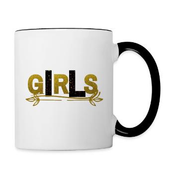 GOLDEN GIRLS - Contrast Coffee Mug - white/black - Right