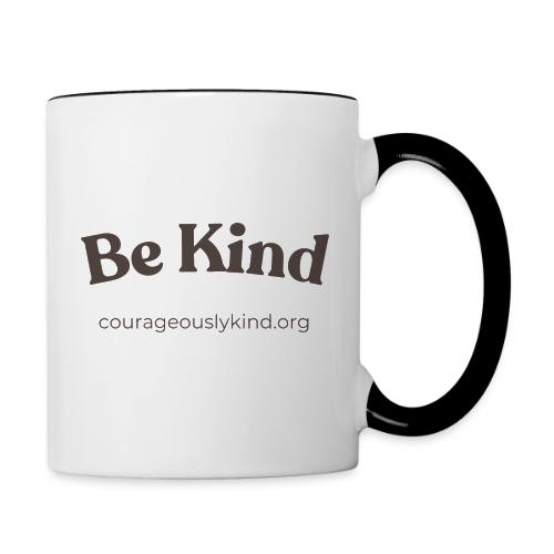 Be Kind! - Contrast Coffee Mug