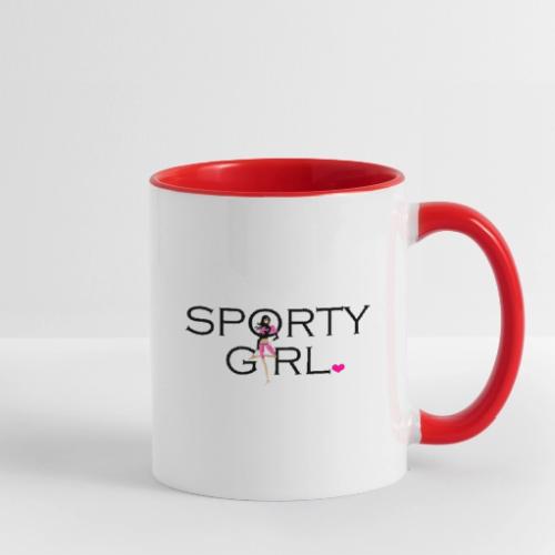 SPORTY GIRL - Contrast Coffee Mug
