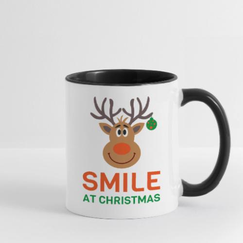 Christmas Reindeer Coffee Mug - Contrast Coffee Mug
