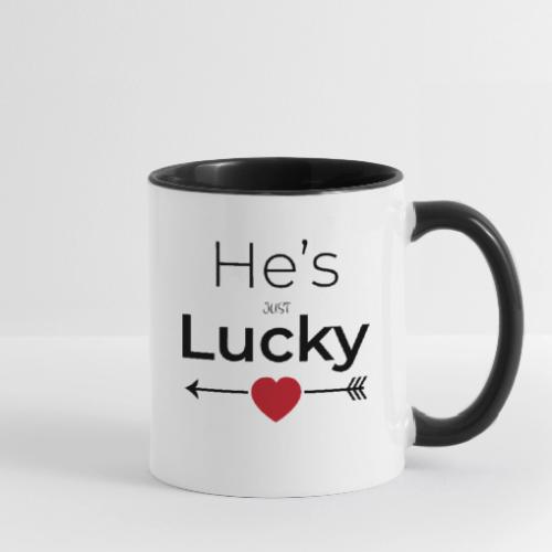 Valentines Day Mug for Him - Contrast Coffee Mug