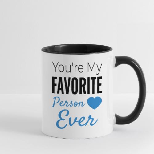 Favorite Person Mug - Contrast Coffee Mug