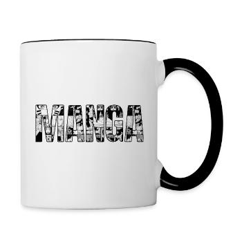 Manga Anime Merchandise - Contrast Coffee Mug - white/black - Right