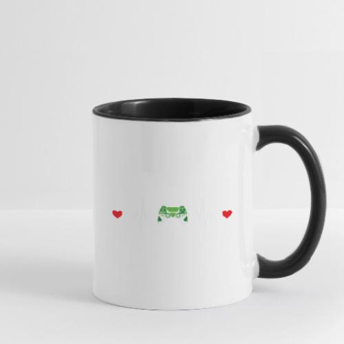 Gaming Heartbeat Controller - Contrast Coffee Mug