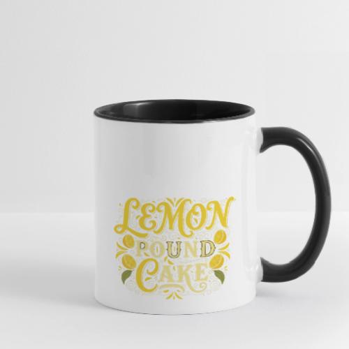 Lemon Pound Cake Vintage Flourish - Contrast Coffee Mug