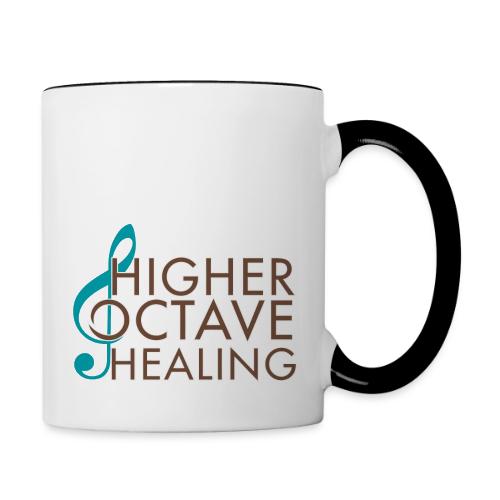 Higher Octave Healing Logo - Contrast Coffee Mug
