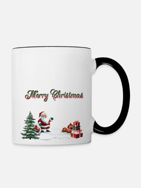 Winter Wonderland: A Vintage Vibe - Contrast Coffee Mug - white/black