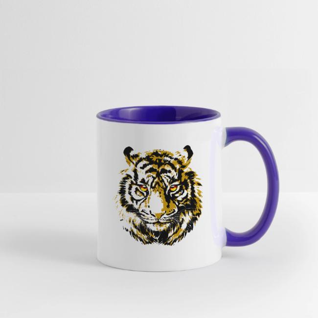 Realistic Tiger Illustration - Tiger Face