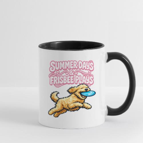 Summer Days & Frisbee Plays - Contrast Coffee Mug