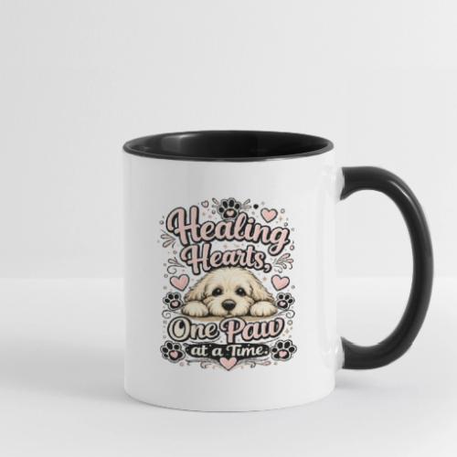 Healing Hearts, One Paw at a Time - Contrast Coffee Mug