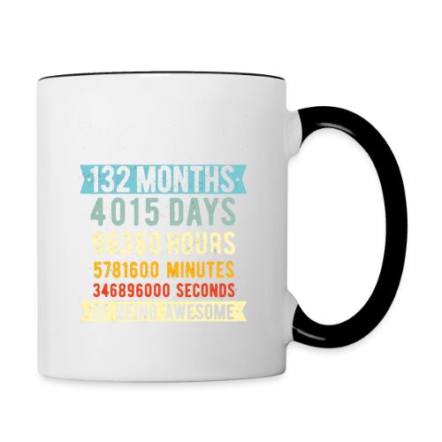 11th Birthday 11 Years Old Vintage - Contrast Coffee Mug