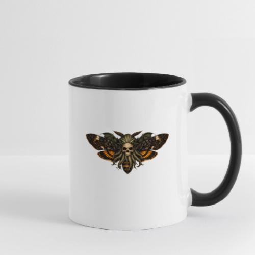 Cthulhu Moth Skull - Contrast Coffee Mug