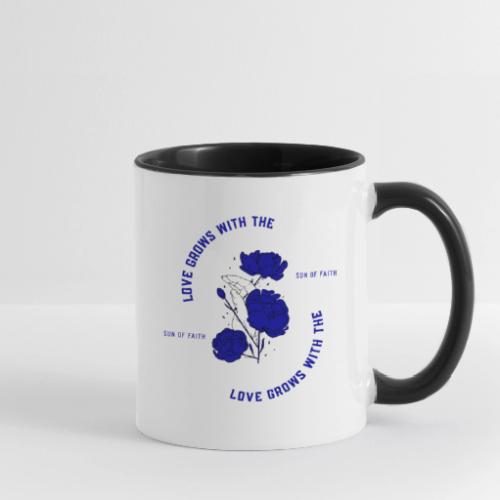 Love Grows With The Sun Of Faith - Contrast Coffee Mug