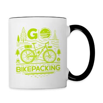 GO Bikepacking: Adventure in the Wilderness - Contrast Coffee Mug - white/black - Right