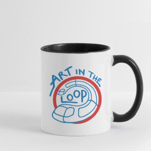 Art in the Loop - Streetcar Logo - Contrast Coffee Mug