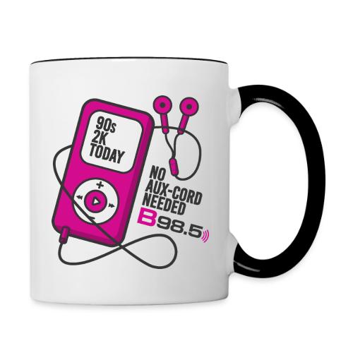 B98.5 No Aux-Cord Needed - Contrast Coffee Mug
