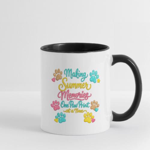 Making Summer Memories Faux Embroidery - Contrast Coffee Mug