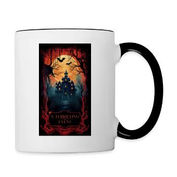 A terrifying event - Contrast Coffee Mug - white/black - Right