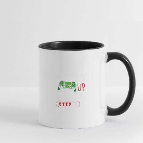 Leveling Up to Daddy Gamer - Contrast Coffee Mug