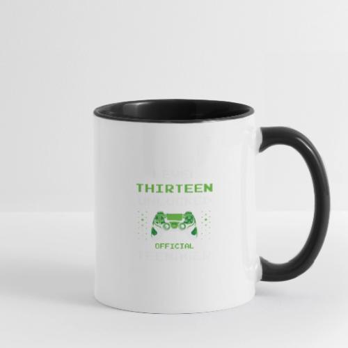 Level Thirteen Unlocked: Official Teenager - Contrast Coffee Mug