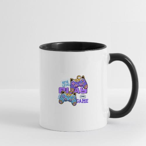Super Cool Cat Gamer Unlocked - Contrast Coffee Mug