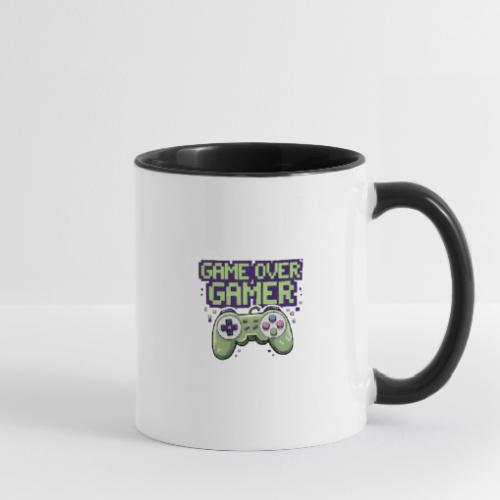 Game Over Gamer - Contrast Coffee Mug