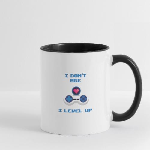 I Don't Age, I Level Up! - Contrast Coffee Mug