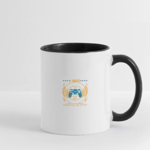 I WAS FORCED TO PUT MY CONTROLLER - Contrast Coffee Mug