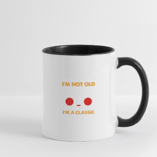 I'm Not Old, I'm a Classic (Boombox) - Contrast Coffee Mug