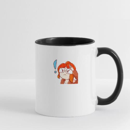 squidh4Salute emote - Contrast Coffee Mug