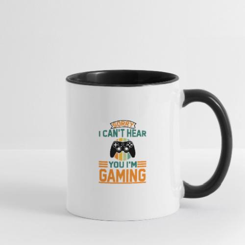 Sorry, I'm Gaming! - Contrast Coffee Mug