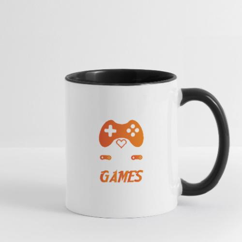 Keep Calm And Play The Games - Contrast Coffee Mug