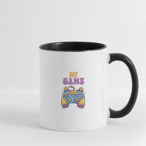 Kawaii Cat Controller - Contrast Coffee Mug