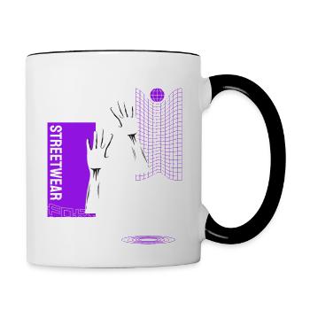 Sinner Looking for Forgiveness - Contrast Coffee Mug - white/black - Right