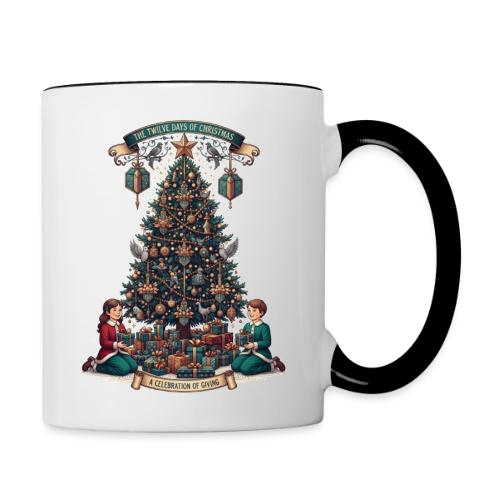 Twelve Days of Christmas T-Shirt - Contrast Coffee Mug