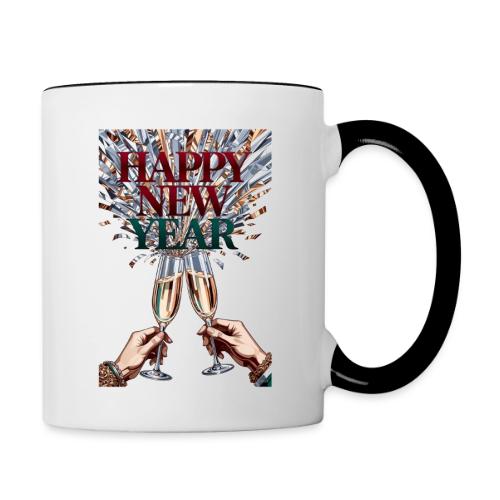 Toasting Hands T-Shirt Confetti Shower Premium - Contrast Coffee Mug