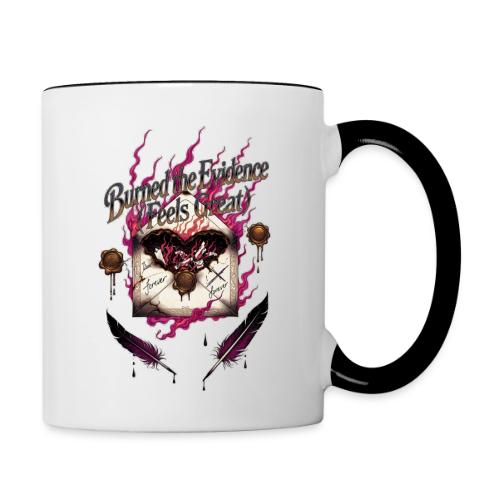 Burned the Evidence Feels Great T-Shirt - Contrast Coffee Mug