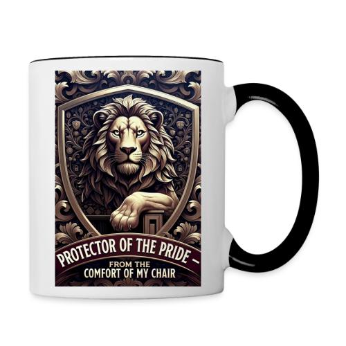 Lion King T Shirt, Funny Low-Effort Father Gift - Contrast Coffee Mug