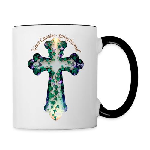Easter Grace Cascades Eternal T Shirt, Mercy Gift - Contrast Coffee Mug
