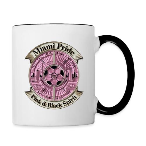 Miami Pride T Shirt, Soccer City Pride Gift - Contrast Coffee Mug
