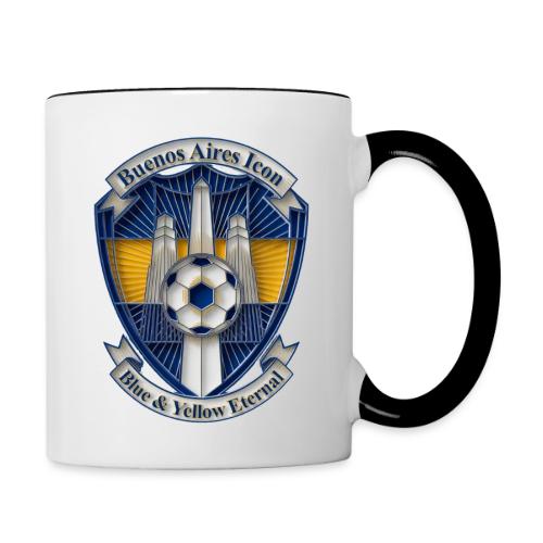 Buenos Aires Icon T Shirt, Soccer City Pride Gift - Contrast Coffee Mug