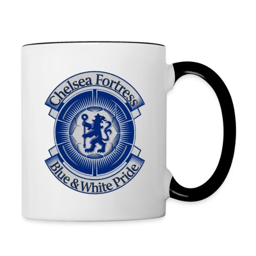 Chelsea Fortress T Shirt, Soccer City Pride Gift - Contrast Coffee Mug