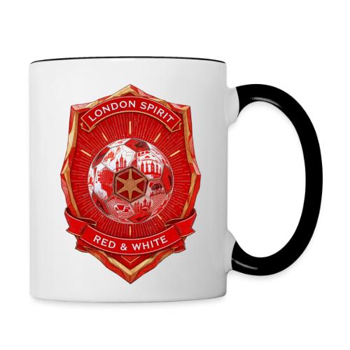 London is Red T Shirt, Football City Pride Gift - Contrast Coffee Mug