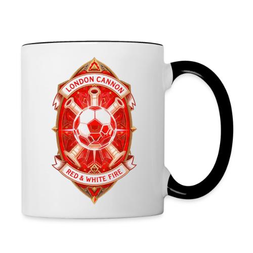 Red London Cannon T Shirt,Football City Pride Gift - Contrast Coffee Mug