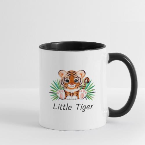 Cute animal little tiger. - Contrast Coffee Mug