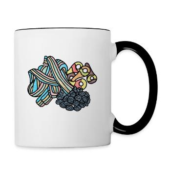 Sour Candy - Contrast Coffee Mug - white/black - Right