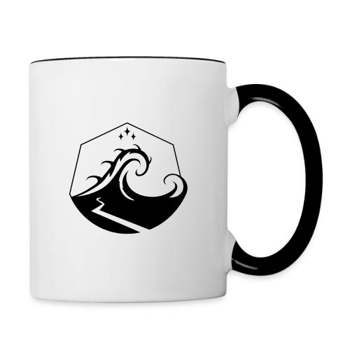 The Fault Lines White Over Black Dinkus - Contrast Coffee Mug