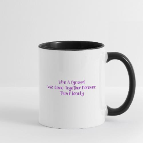 TOGETHER FOREVER (PURPLE PRINT) - Contrast Coffee Mug