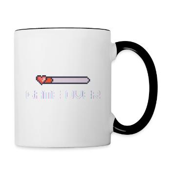 game over - Contrast Coffee Mug - white/black - Right