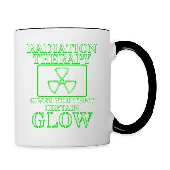 Radiation Therapy - Contrast Coffee Mug - white/black - Right